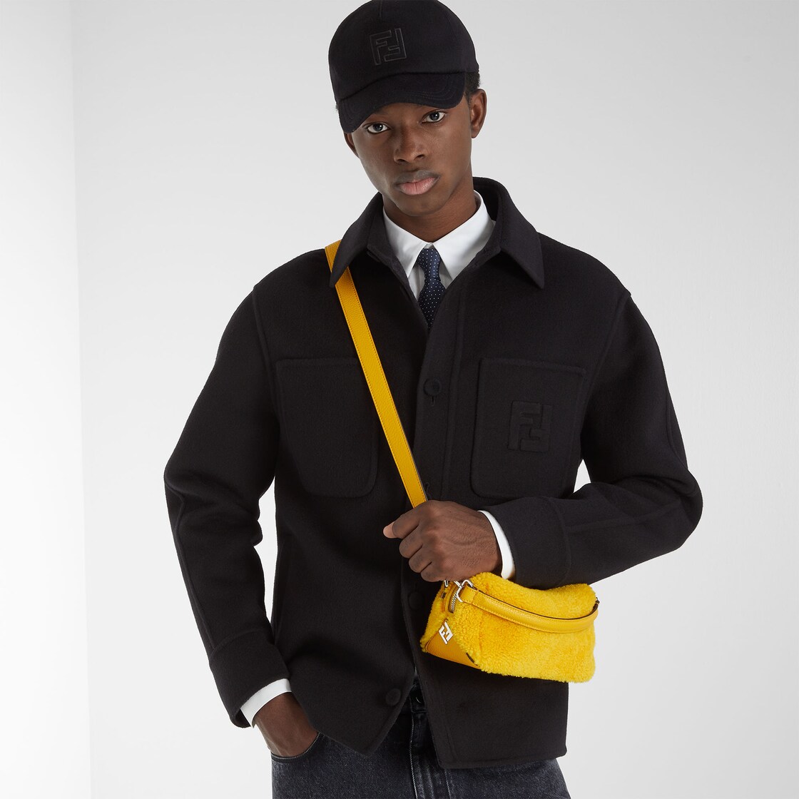 Fendi Lui Small Fur Yellow - Image 3/8