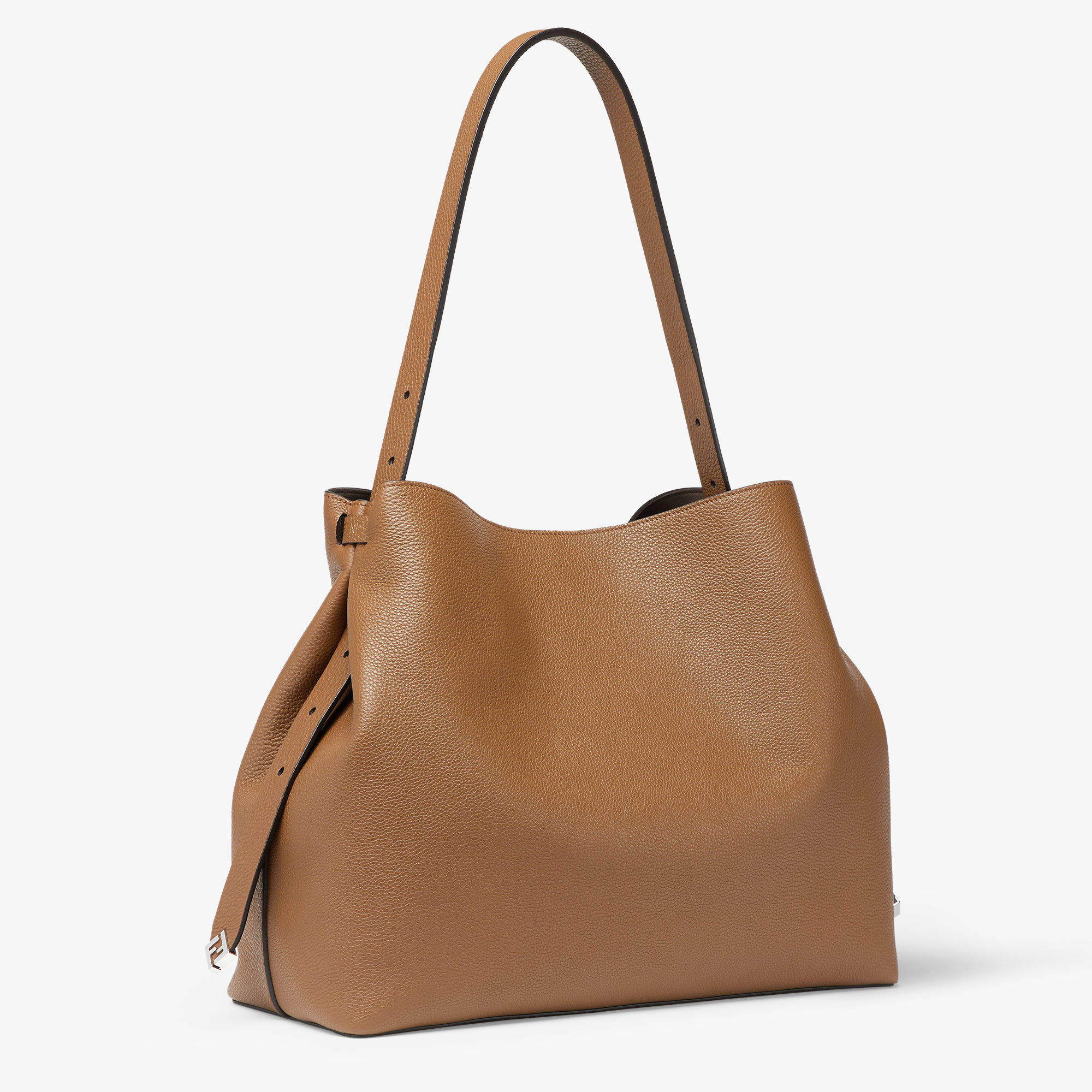 Fendi ロゴトートバッグ ブラウン Fendi ロゴトートバッグ ブラウン FENDI ロゴ ハンドバッグ