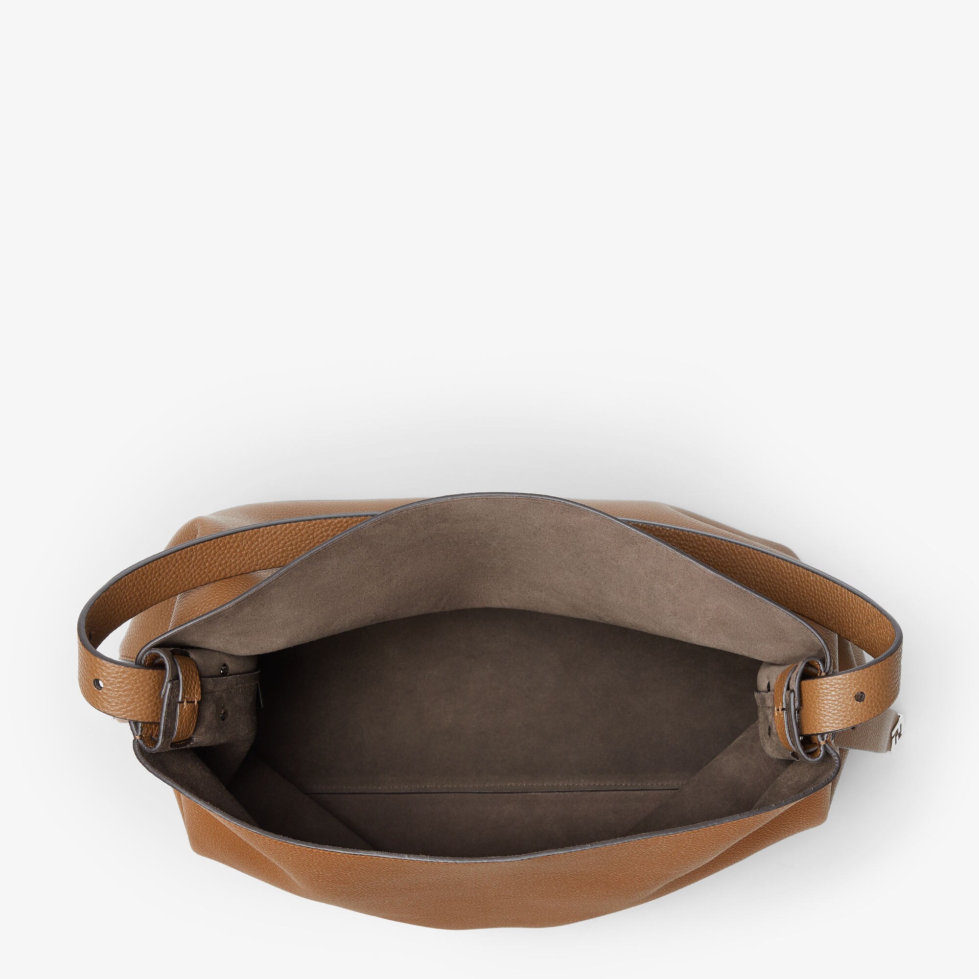 ホーボー ソフト ラージ カーフレザー ブラウン | Fendi