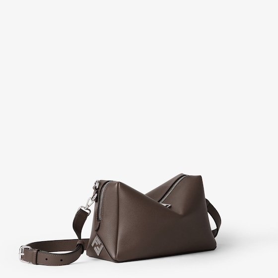 Fendi Medium Lui bag with a soft design, made of chocolate