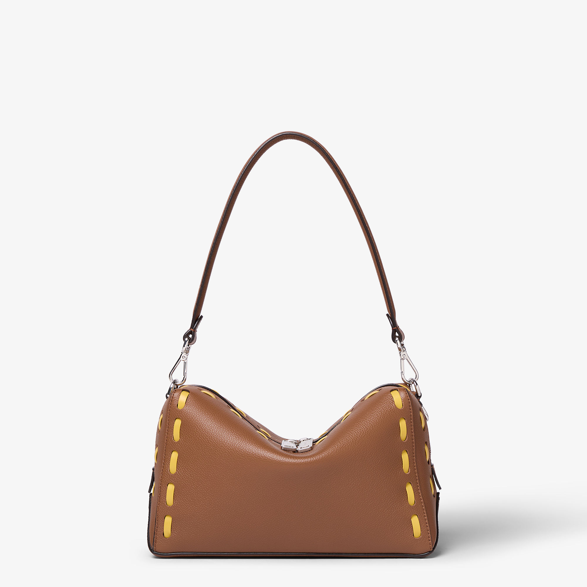 Fendi Medium Lui bag with a soft design, made of tan-colour | Thumbnail 2