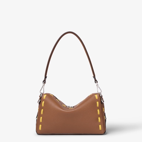 Fendi Medium Lui bag with a soft design, made of tan-colour | Thumbnail 3
