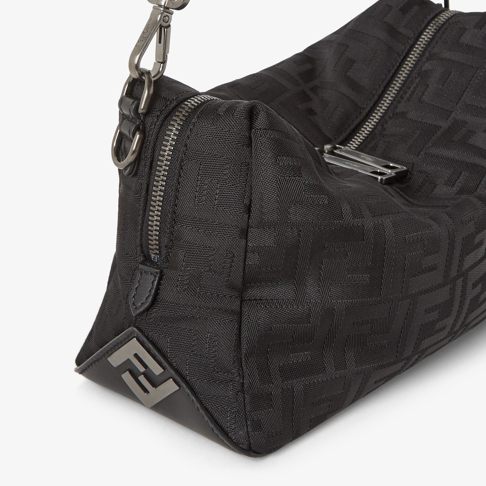 Squared FF Fendi Lui Medium Fabric Black | Fendi