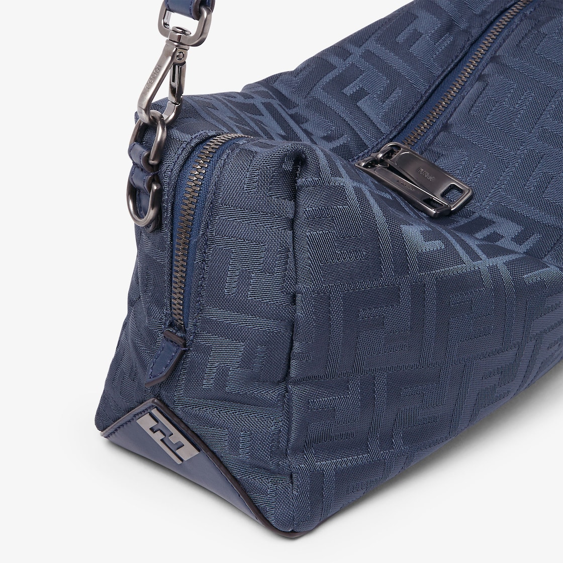 Squared FF Fendi Lui Medium Fabric Blue - Image 5/5