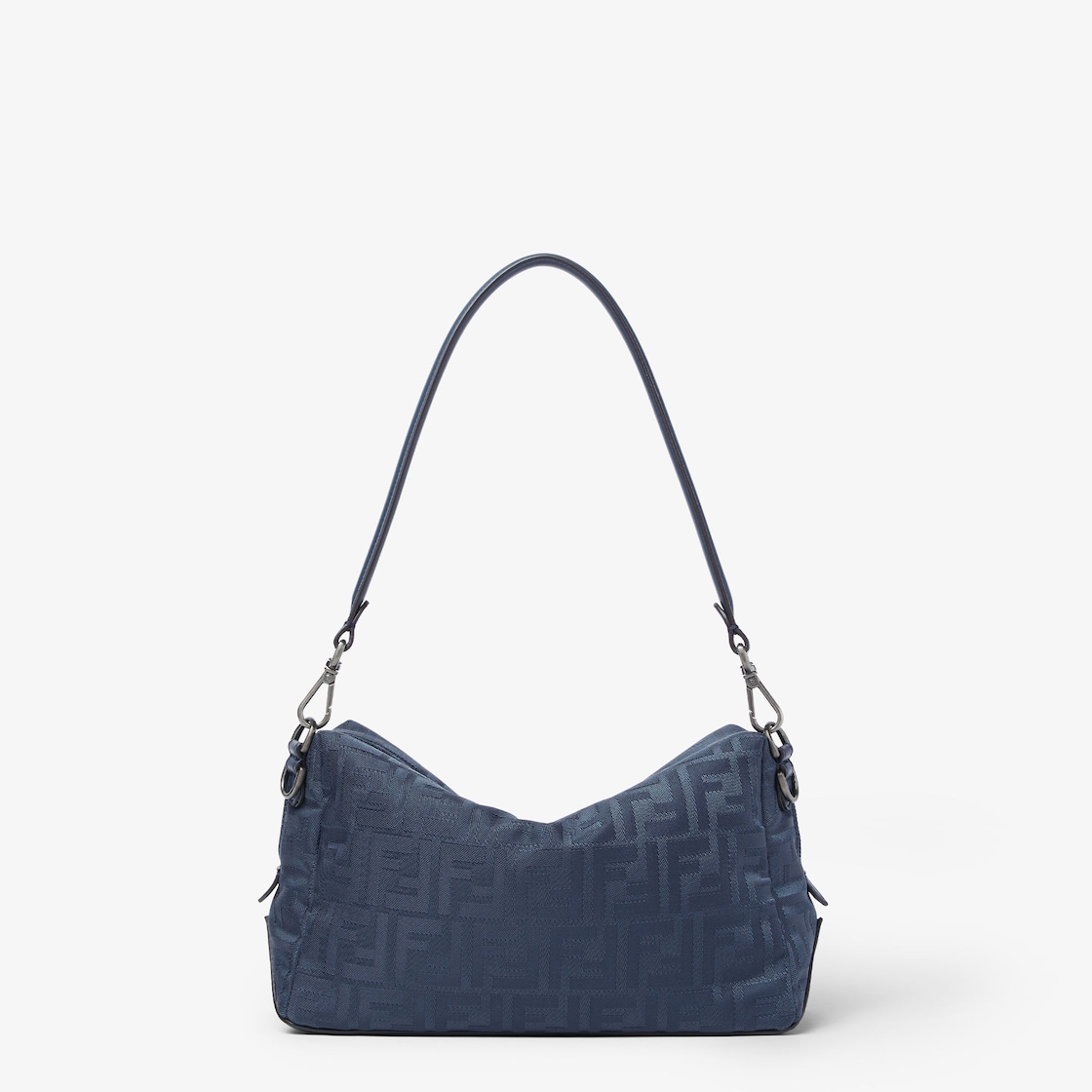 Squared FF Fendi Lui Medium Fabric Blue - Image 6/9