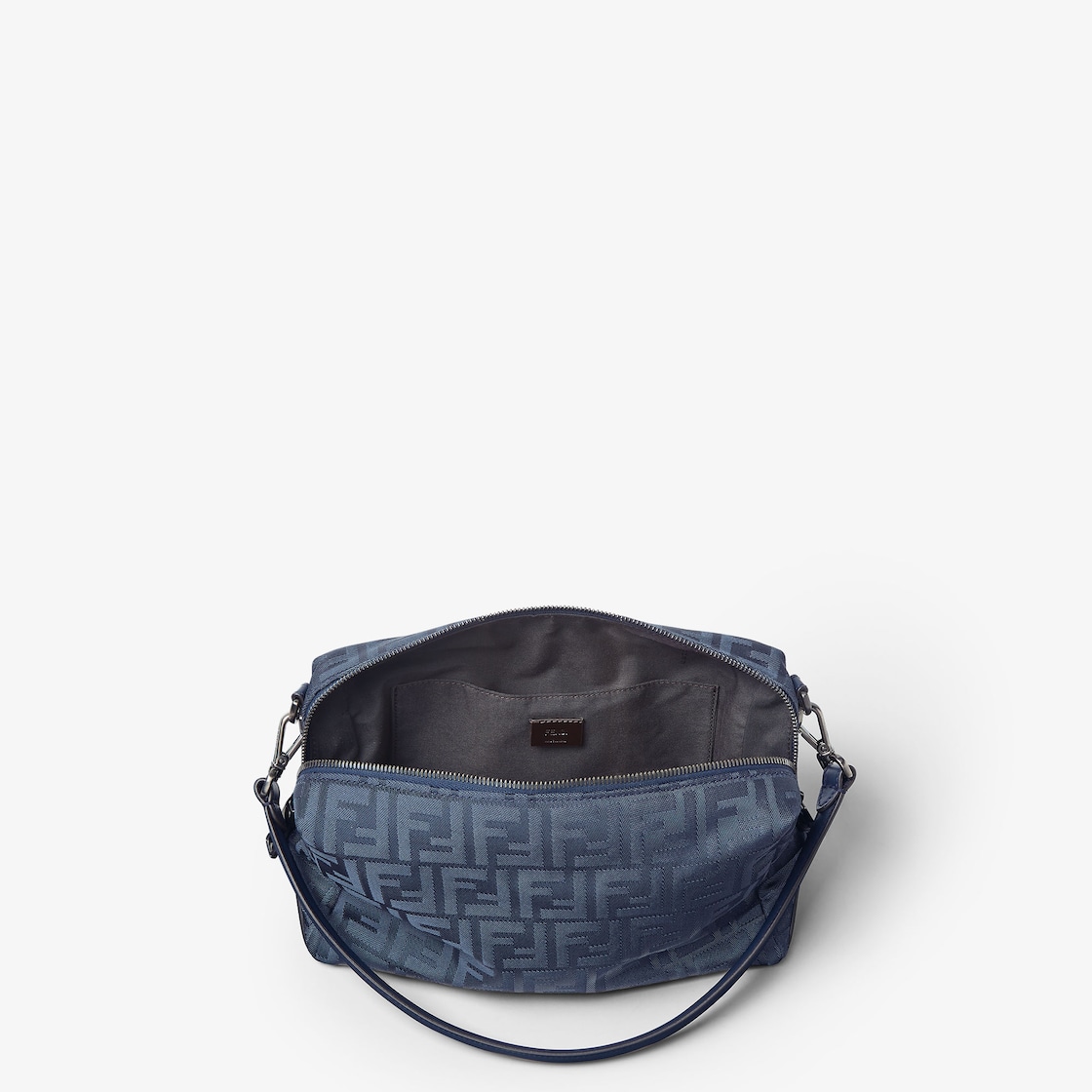 Squared FF Fendi Lui Medium Fabric Blue - Image 7/9