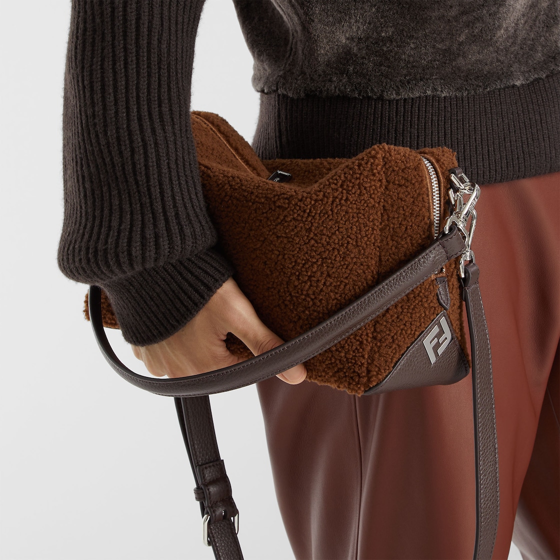 Fendi Lui Medium Fur Brown - Image 2/8