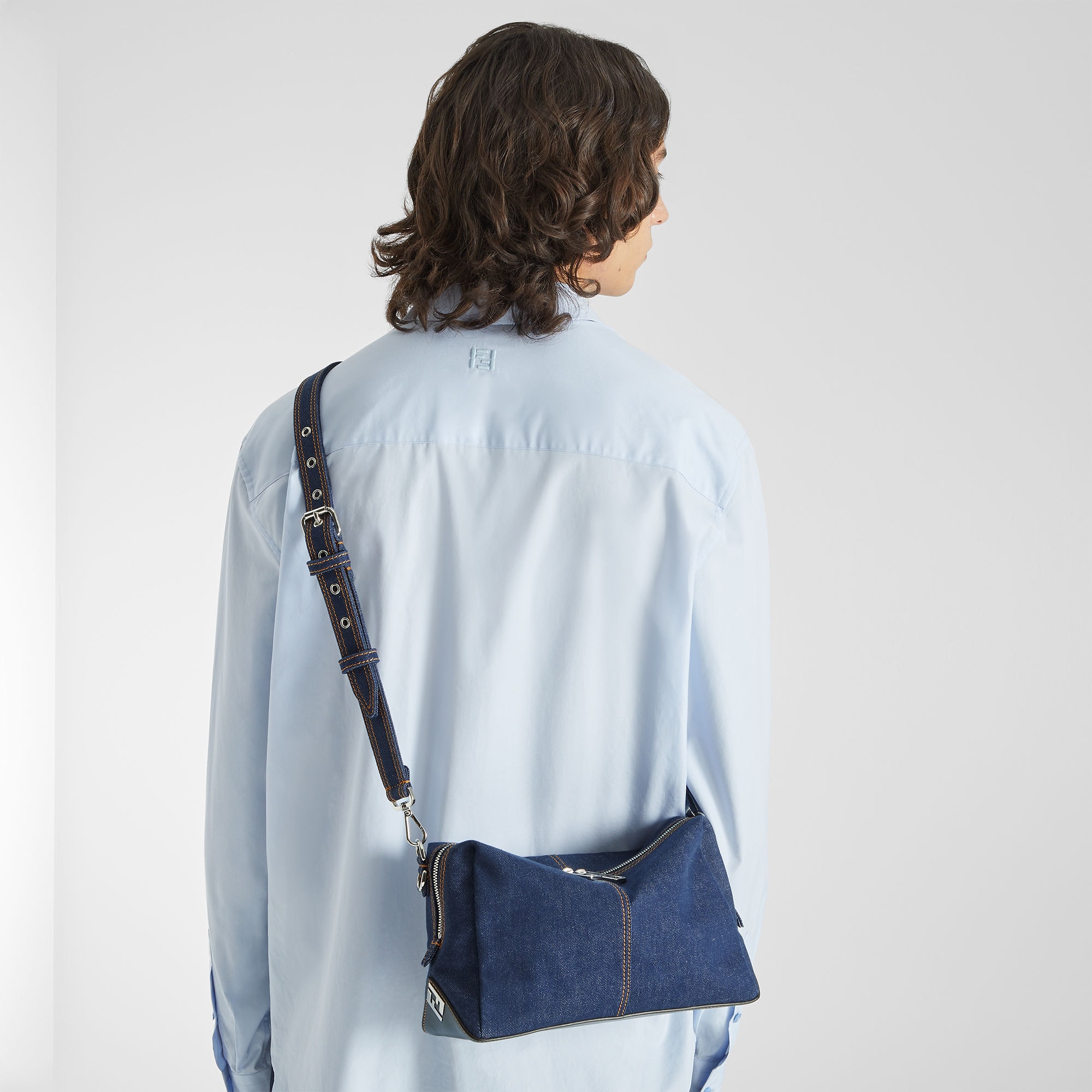フェンディ ルイ ミディアム デニム ブルー | Fendi