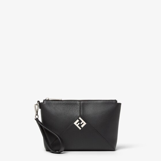 Fendi Lui clutch bag with a soft design, made of black