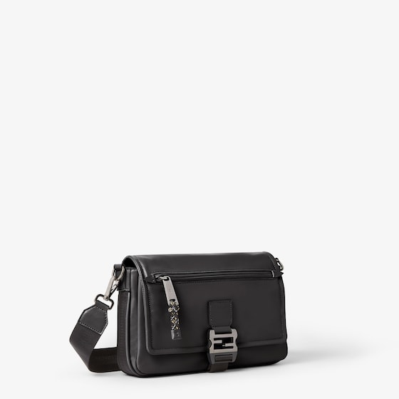Fendi Flux Messenger bag made of black, smooth calfskin | Thumbnail 3
