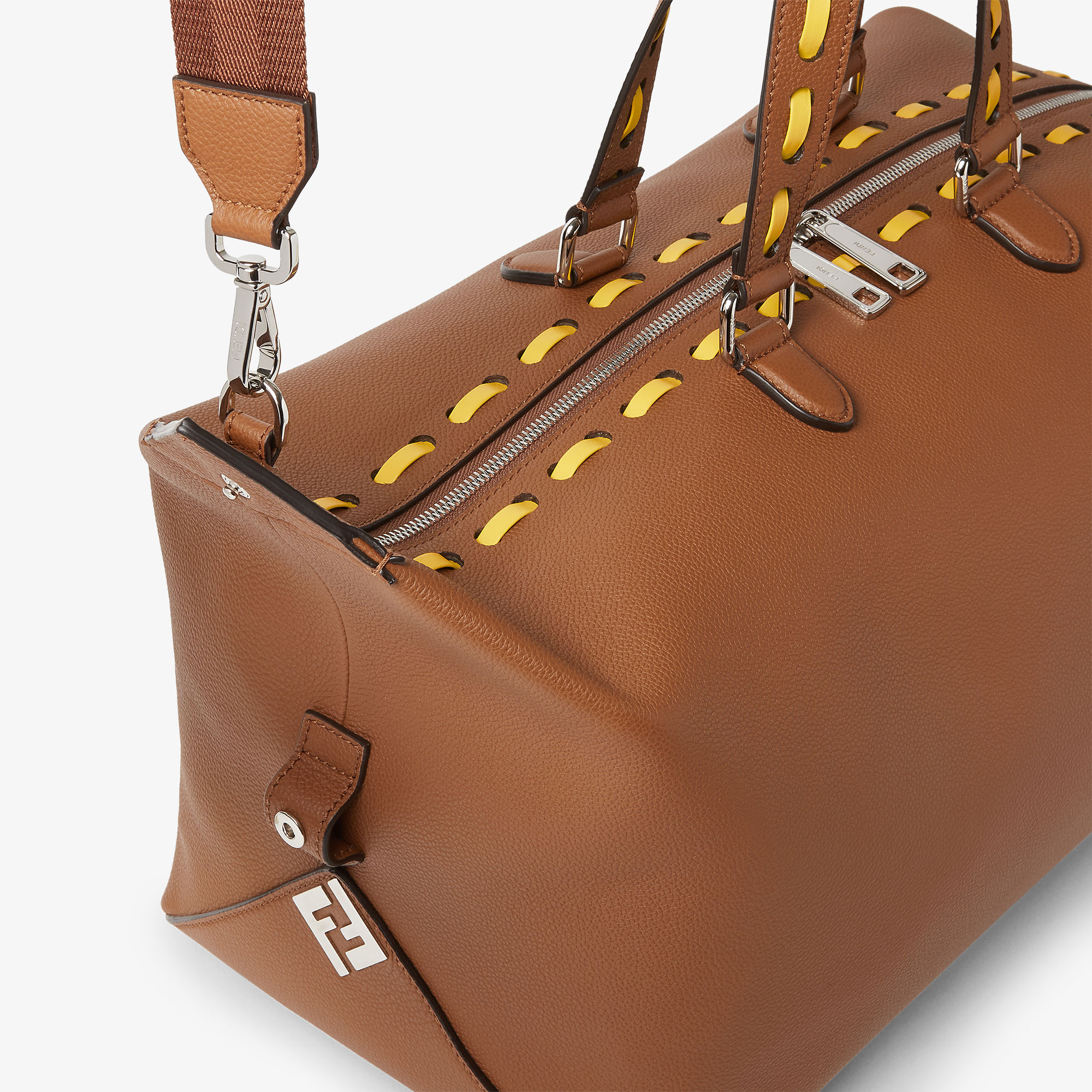 フェンディ ルイ 45 ダッフル レザー ブラウン | Fendi