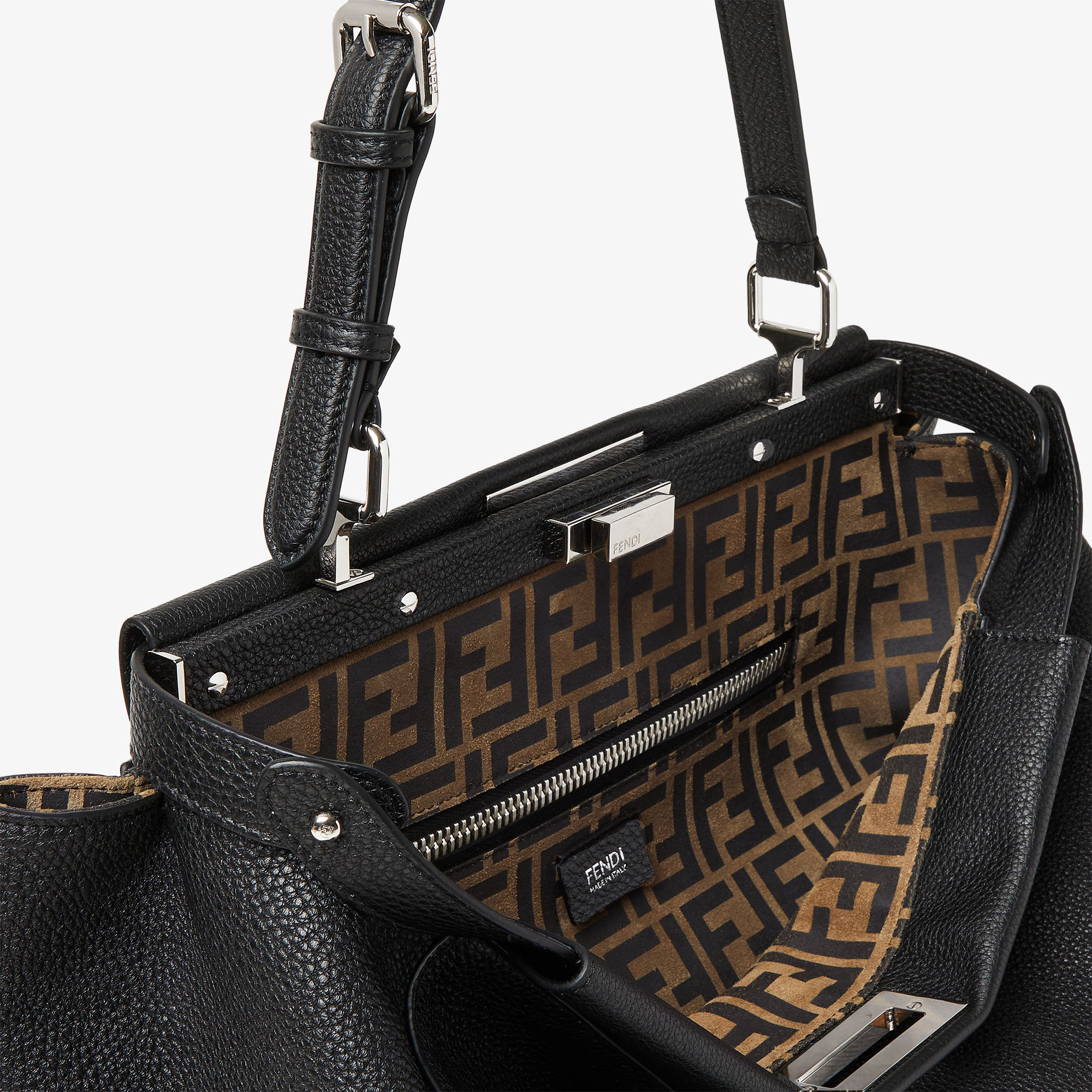 マイ ピーカブー ラージ - ブラック | FENDI JP
