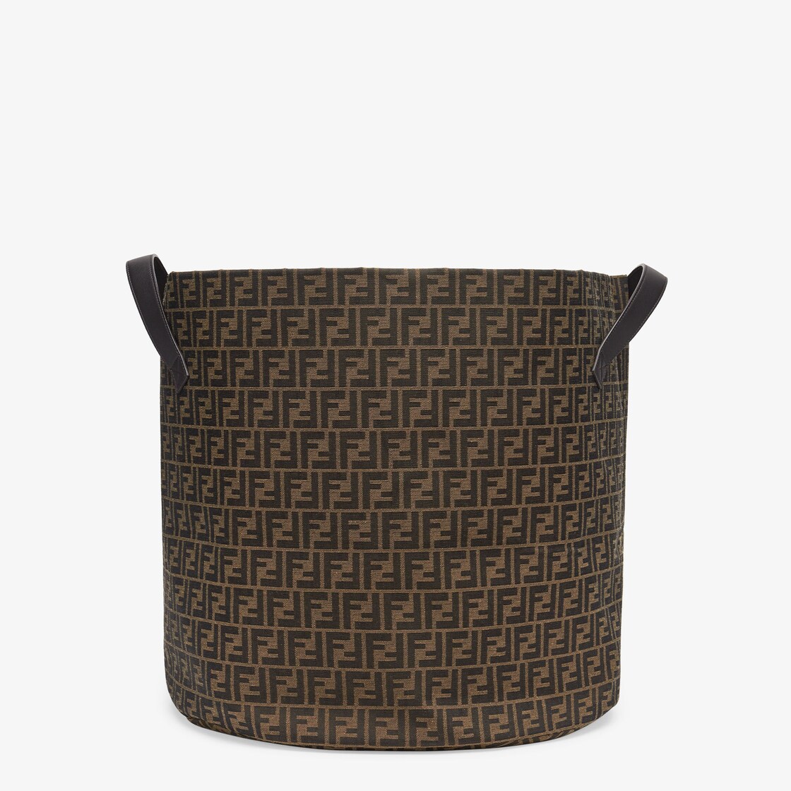 Toy Bag - Tobacco jacquard toy bag | Fendi