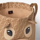 Jacquard and fox fur basket image 4 of 4