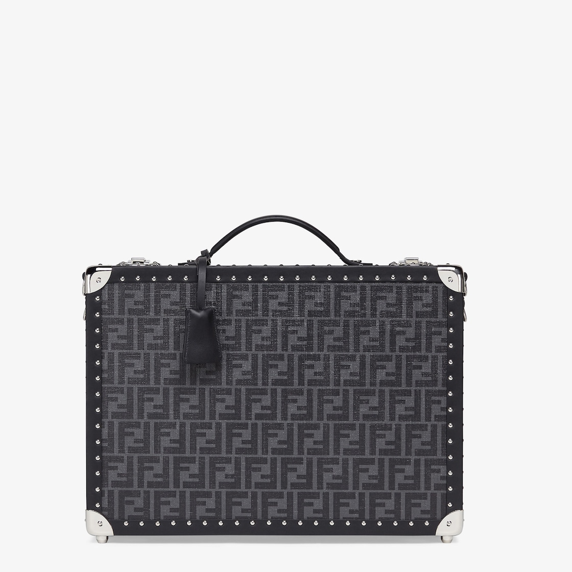 Fendi FF Black Fabric Travel Bag (Clutch Bags,Box)