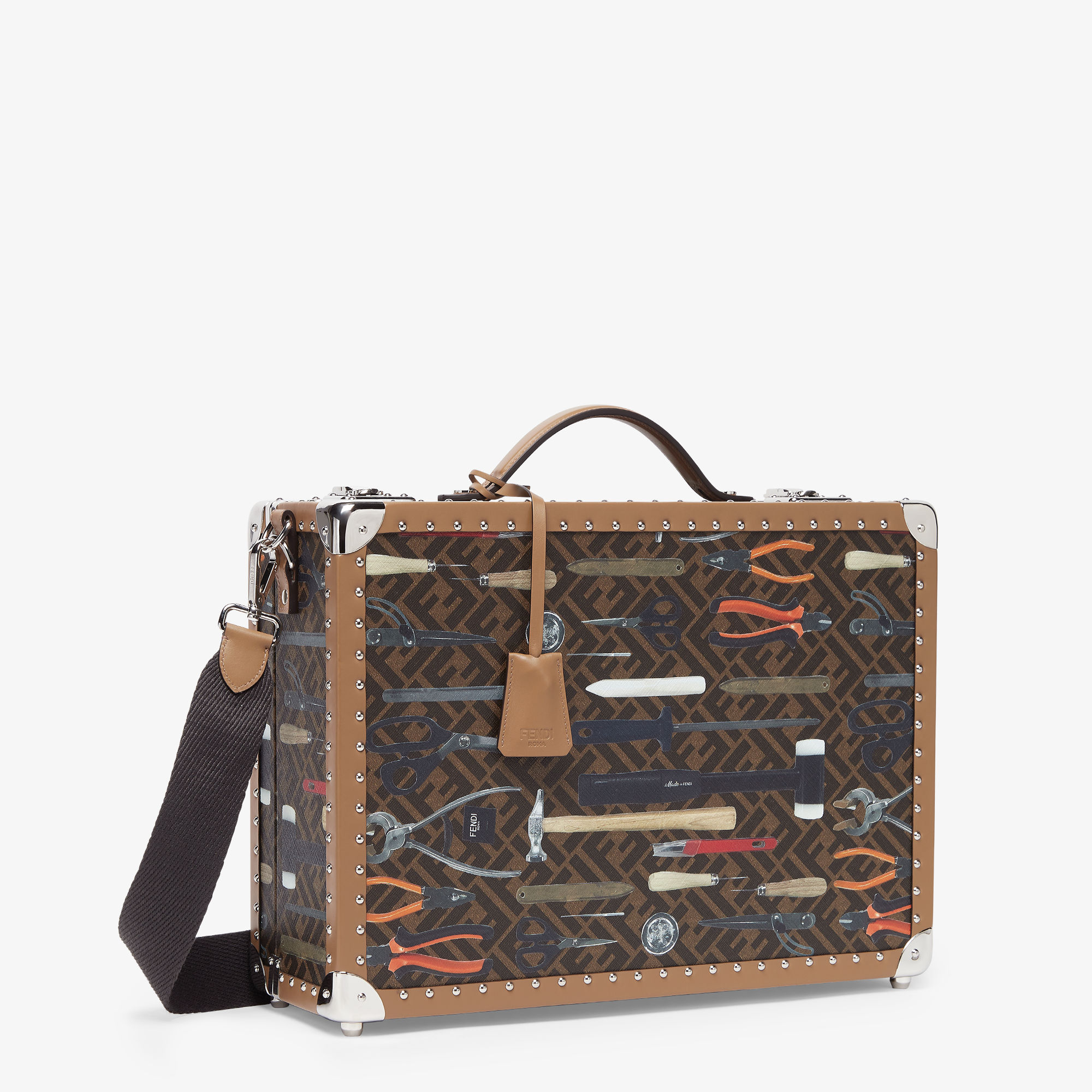 Medium FF Trunk Fabric Multicolor | Fendi Medium FF Trunk Fabric Multicolor | Fendi