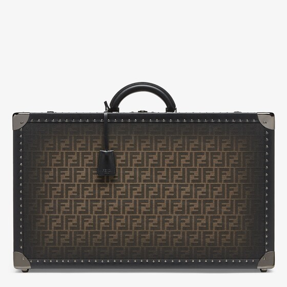 Fendi Ff Eclissi Trunk Large In Brown