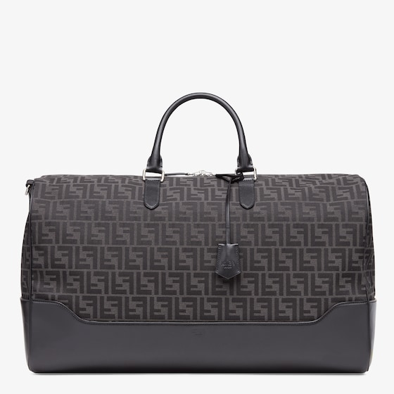 Fendi Large Duffle Bag In Gray