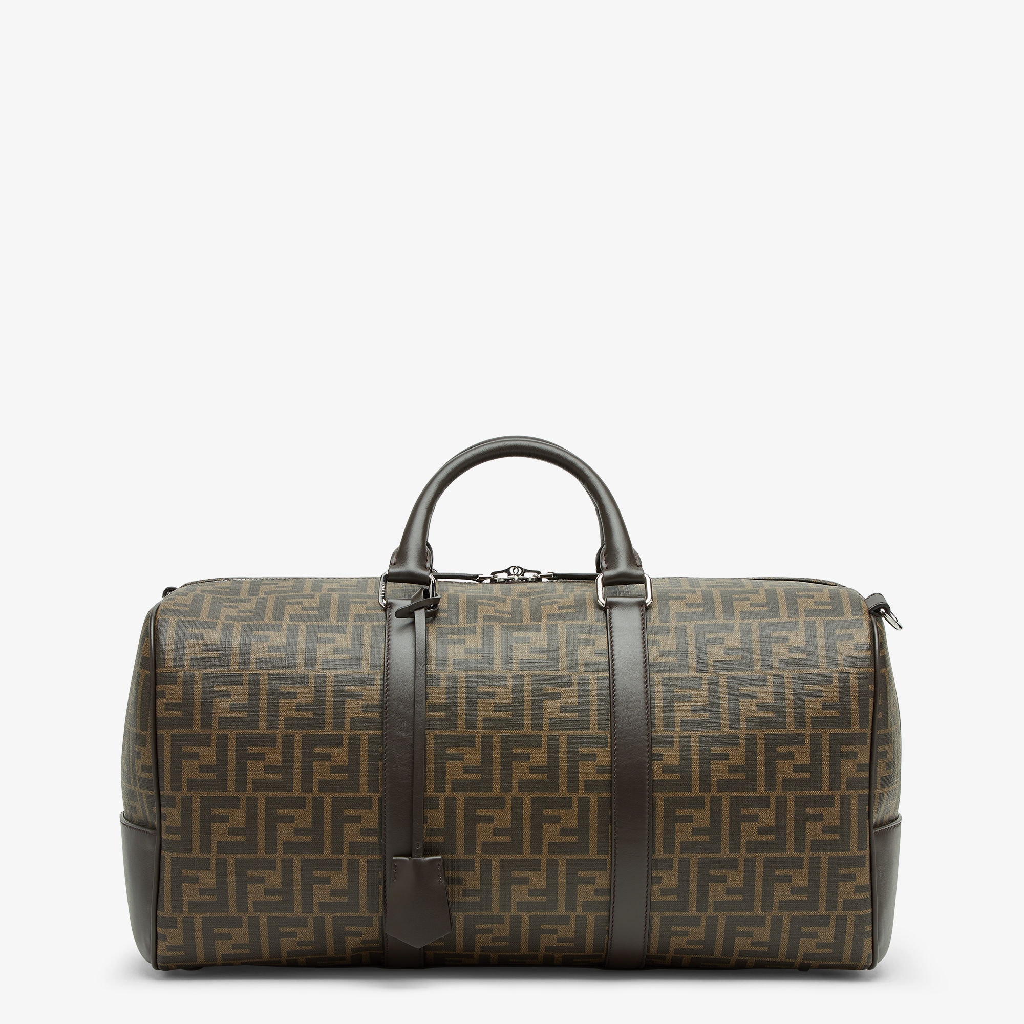 お歳暮 FFダッフルバッグ ミディアム Fendi | ブラウン ファブリック アクセサリー