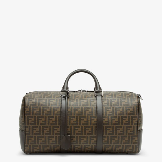 Fendi Medium Ff Duffle In Brown