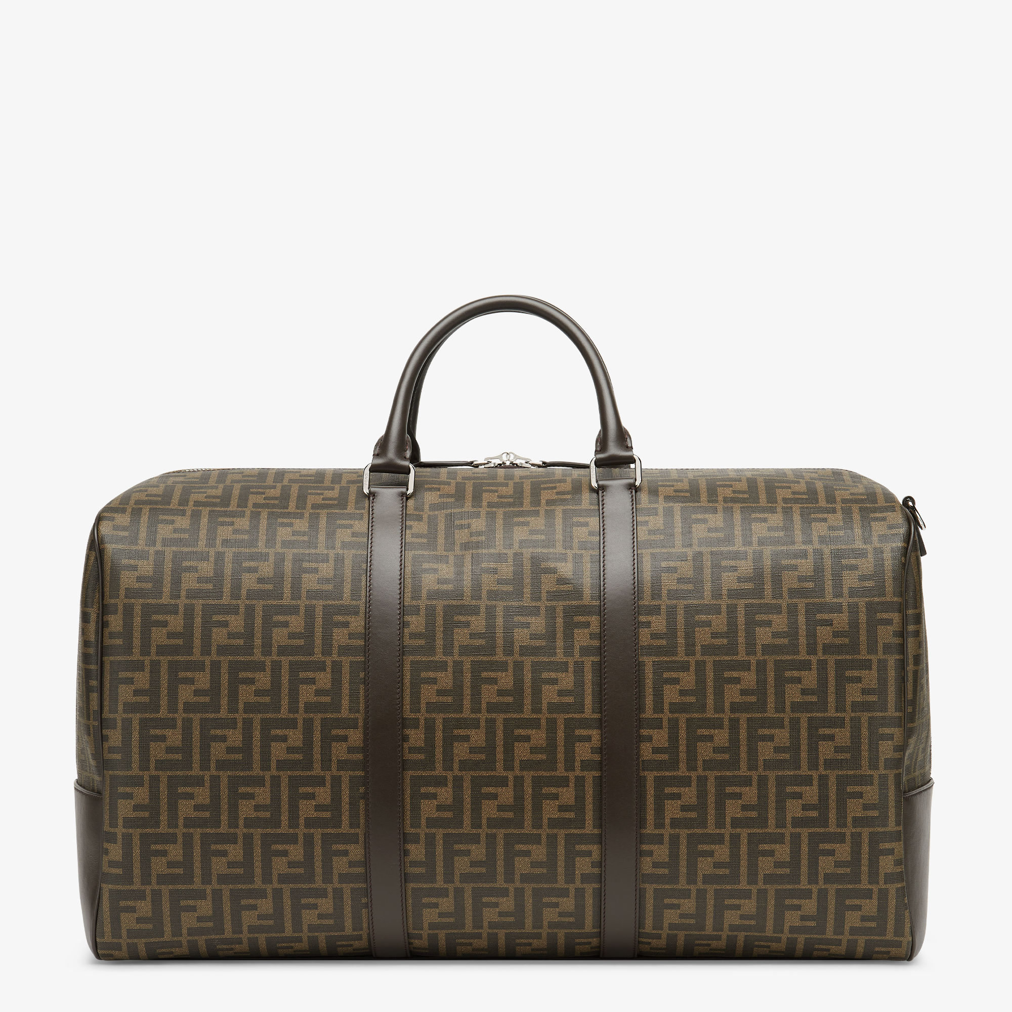 FFダッフルバッグ ラージ ファブリック ブラウン | Fendi