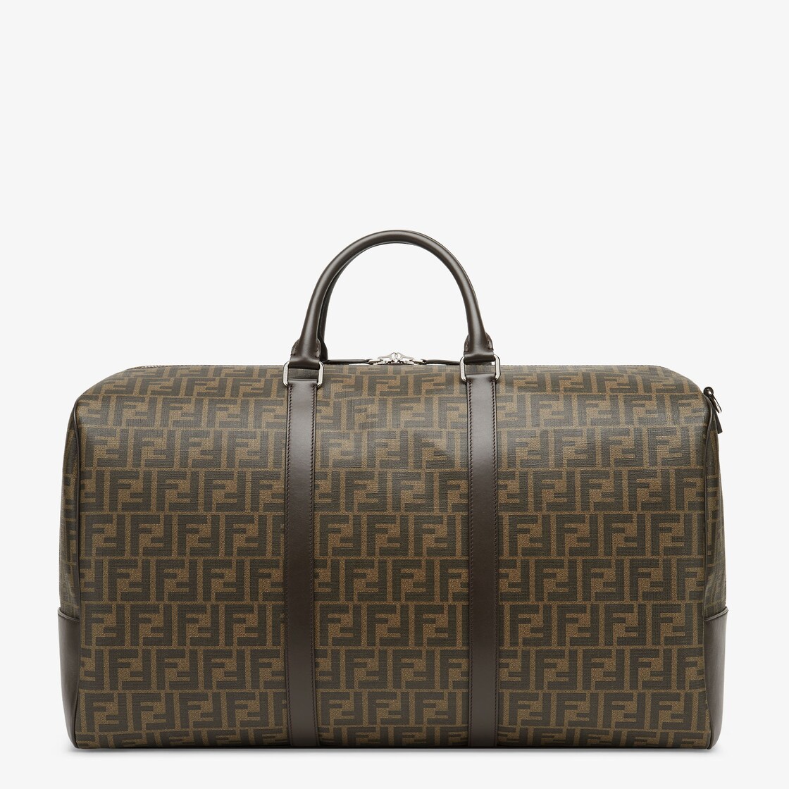 大号棕色布料ff手袋