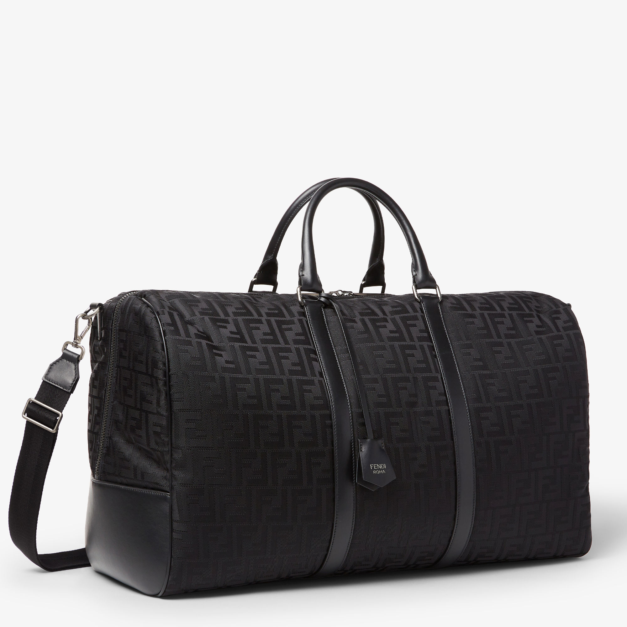 Leather Black FENDI ブラック ビジネスバッグ FENDI 7VA400 Generis Sui – Bag Briefcase Tote バッグ