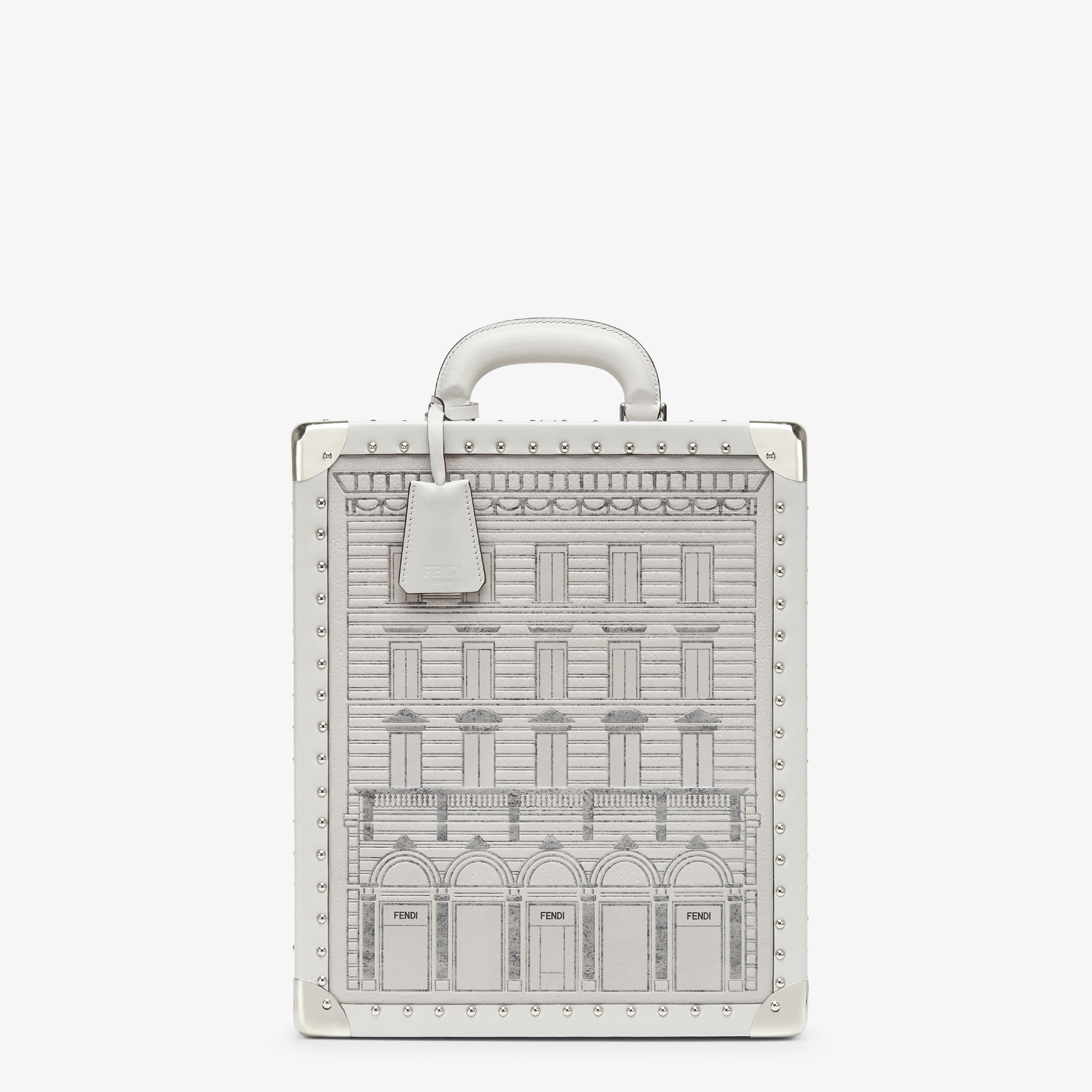 Roma Palazzo trunk Leather White | Fendi
