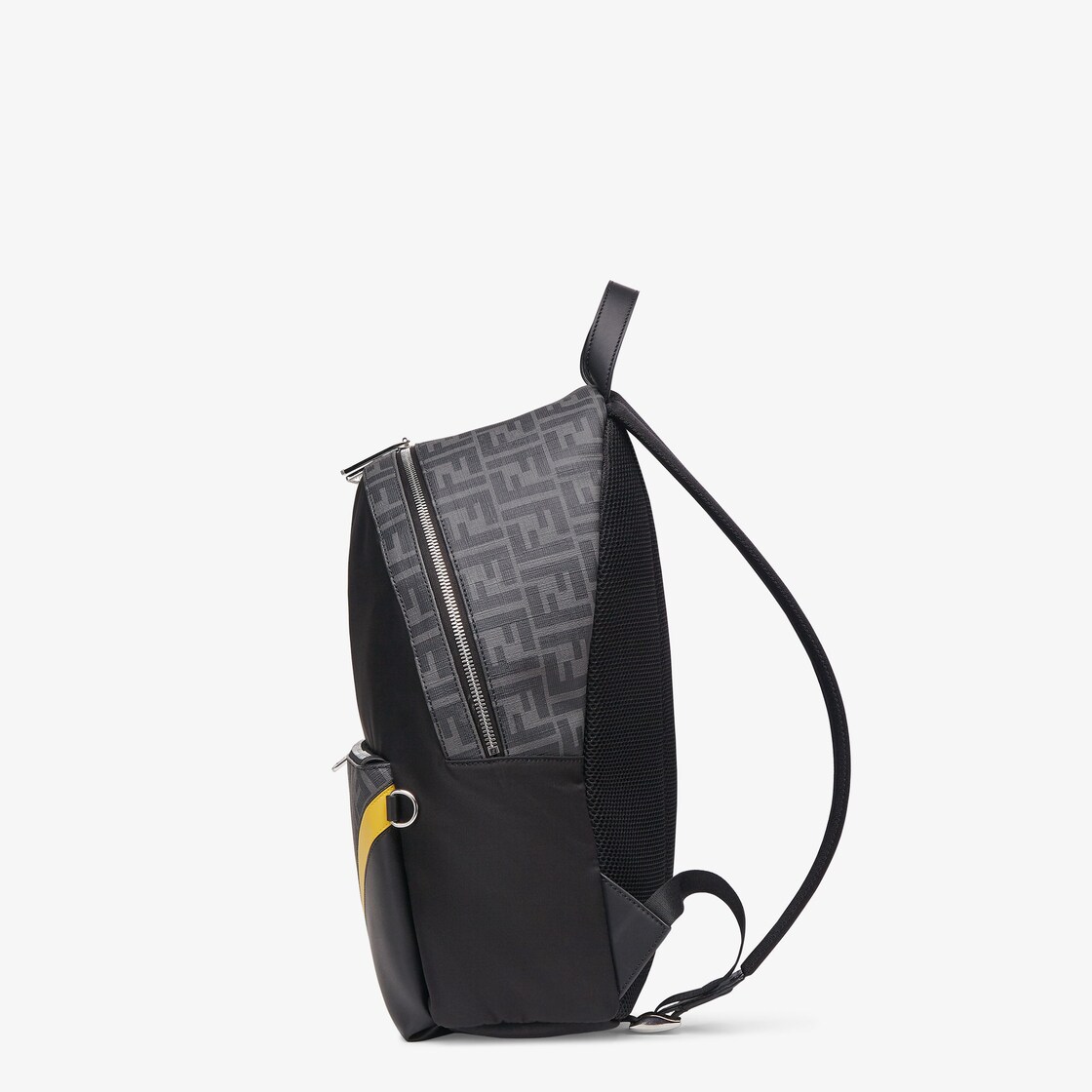 Fendi black shop nylon backpack