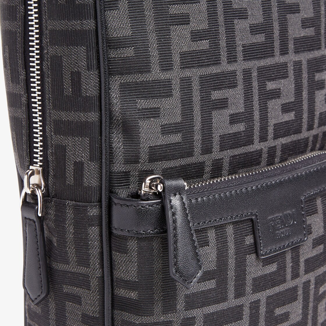 One-Shoulder Travel Backpack - FF jacquard fabric backpack | Fendi