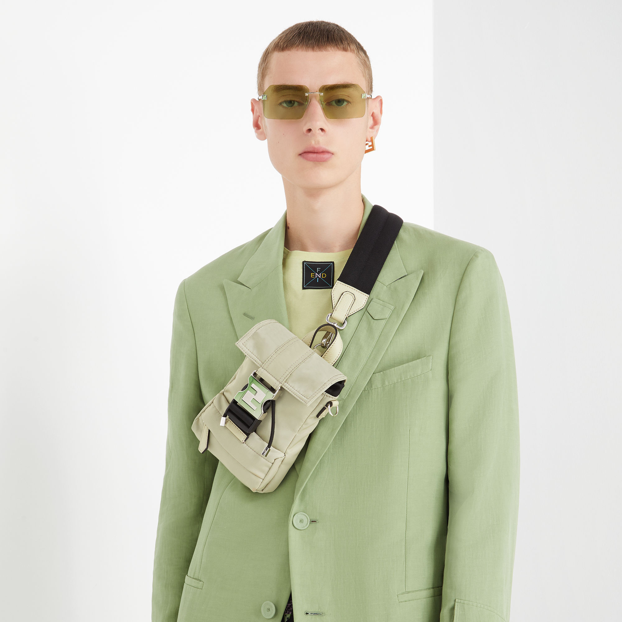 lime green fendi coat