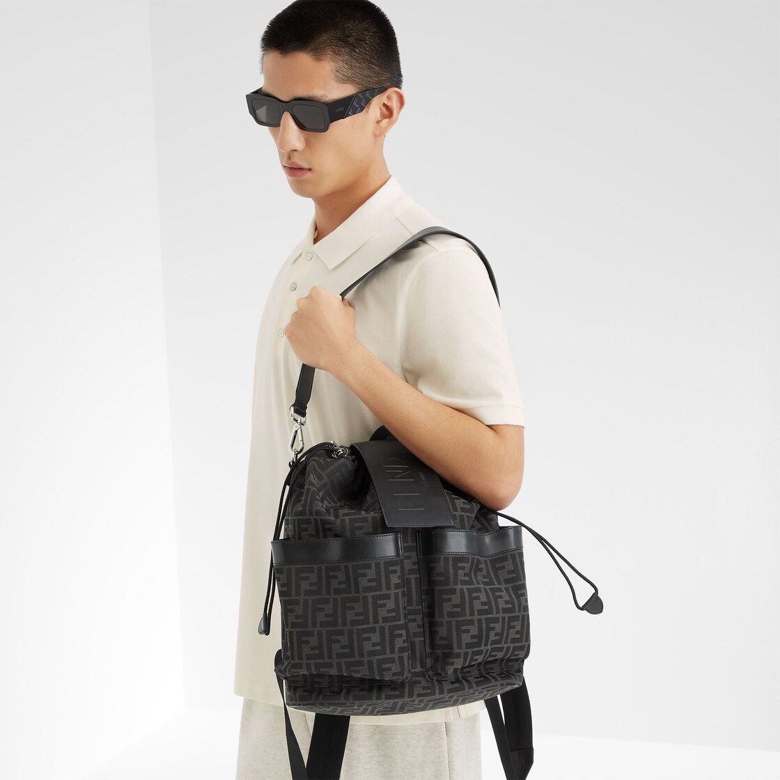 Fendi Strike Medium FF Jacquard