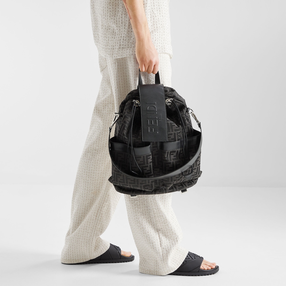 Fendi Strike Medium FF Jacquard