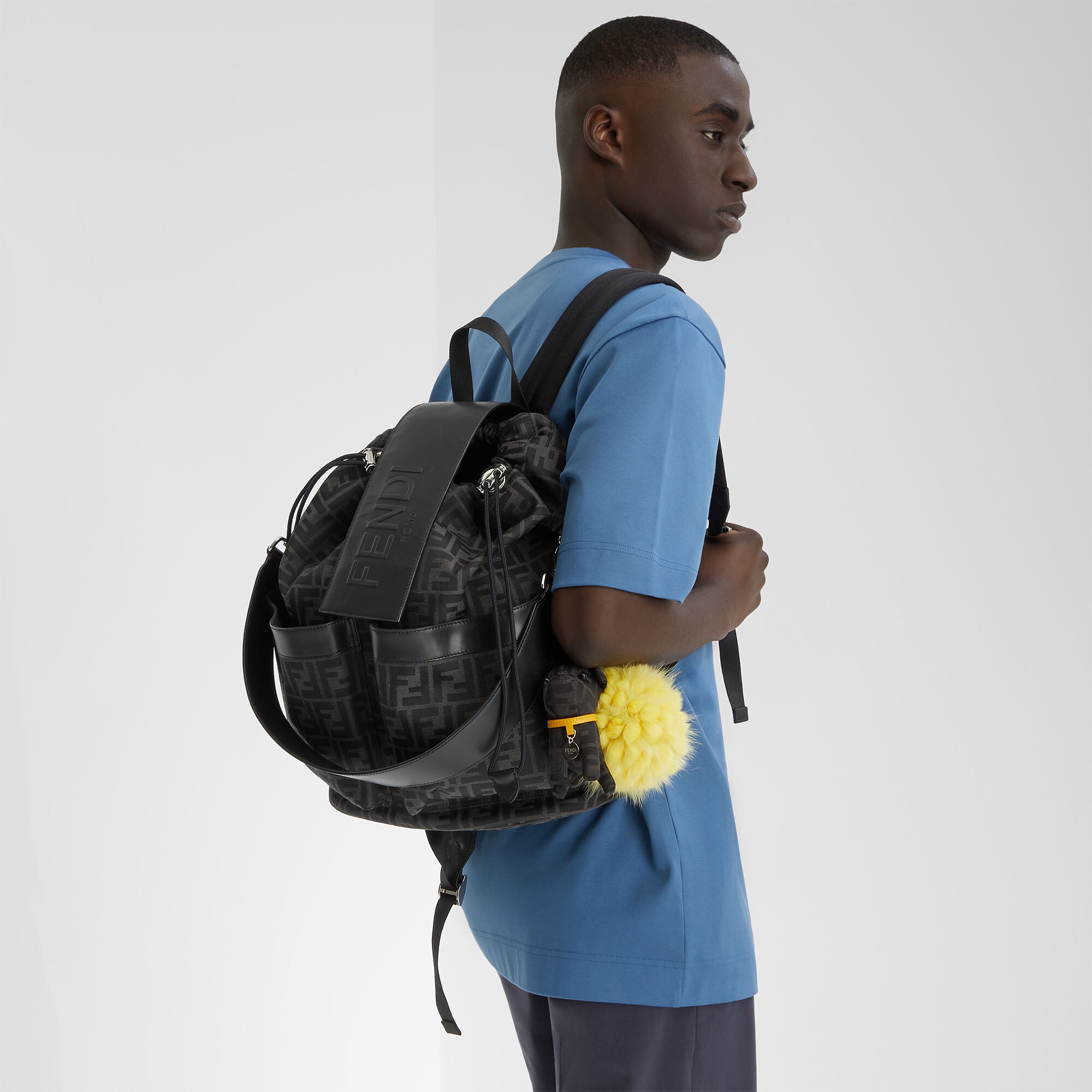FF Jacquard Fendi Strike MediumFF jacquard fabric backpack