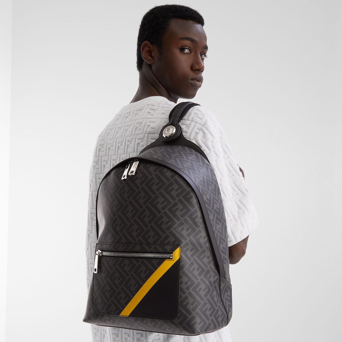 Fendi men backpack hotsell