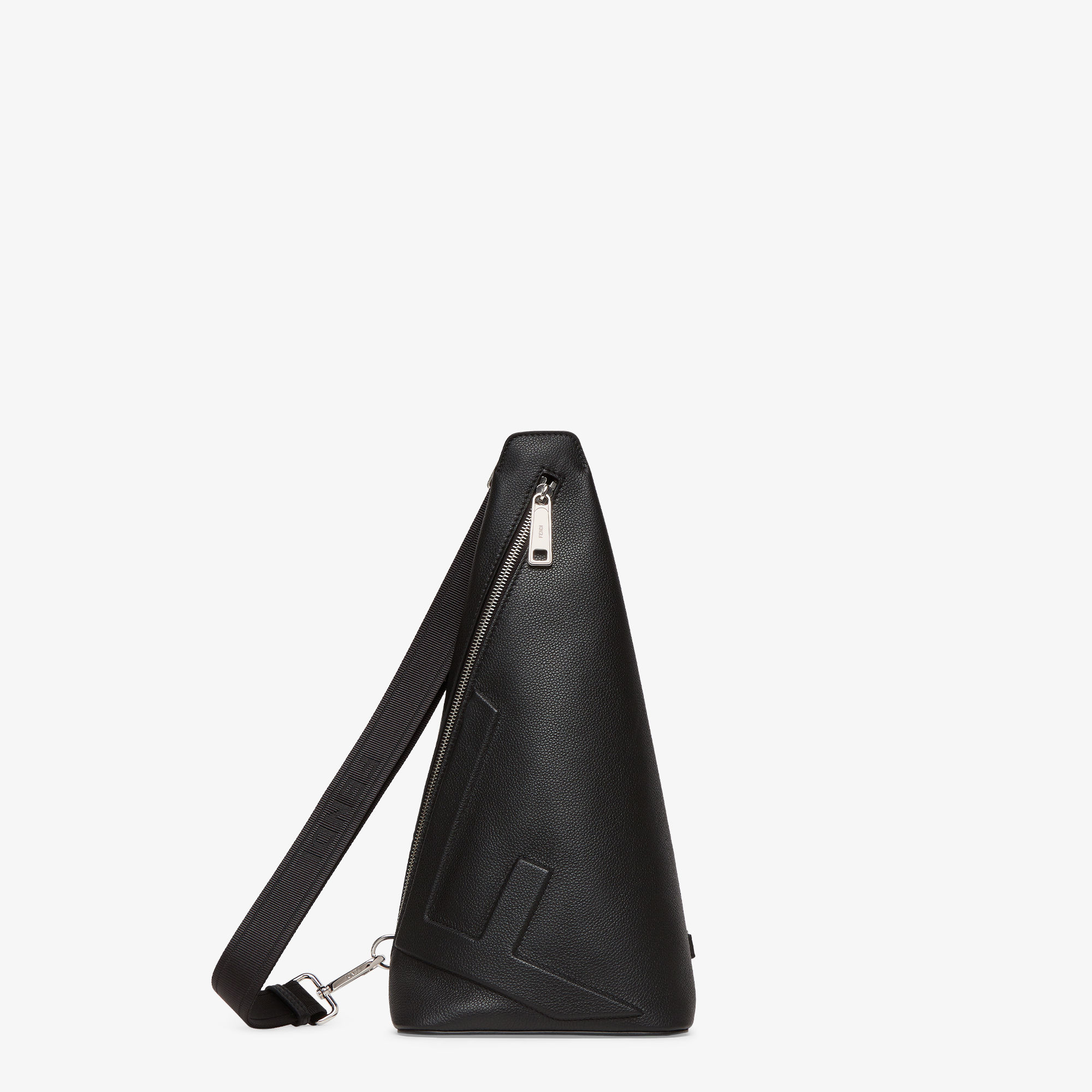 Fendi Roma Leather Fendi Cono Leather Black | Fendi