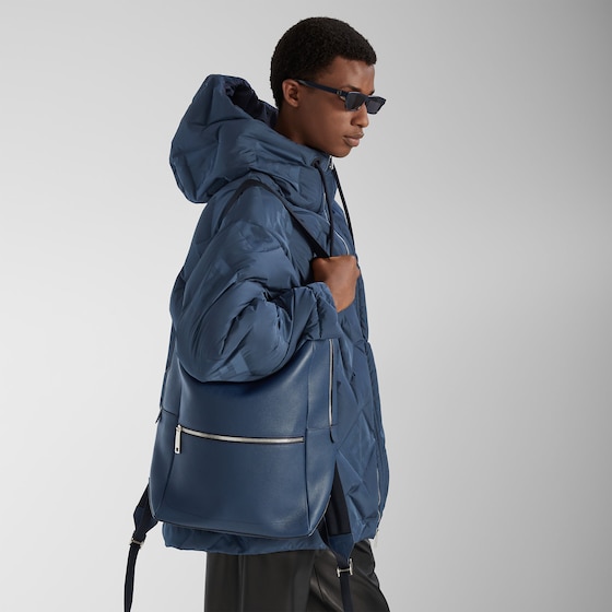 Fendi Lui backpack with a soft design, made of dark blue | Thumbnail 2