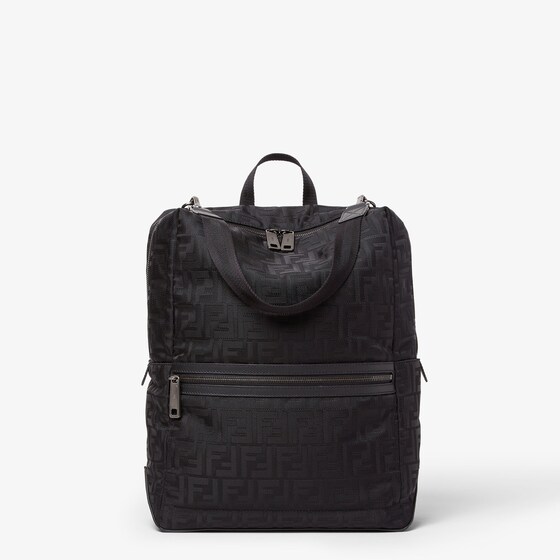 Fendi Lui backpack with a soft design, made of black padded
