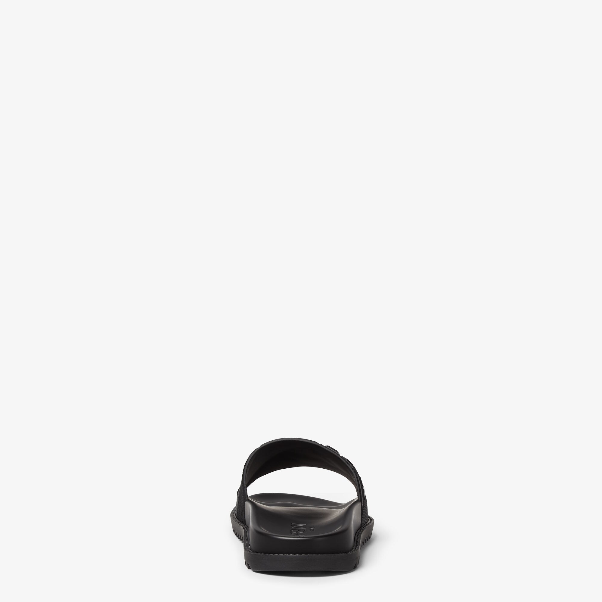 サンダル FENDI SLIPPER (7X1753AQXC F0QA1) Fendi Roma Leather Slides Leather Black | Fendi