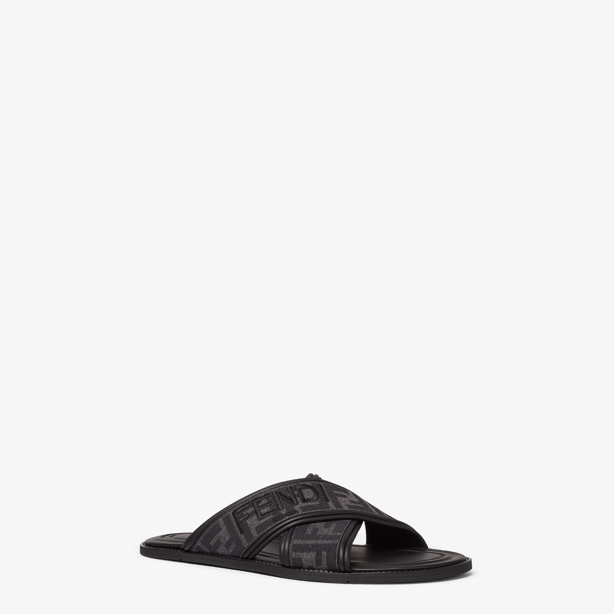 Slides Fabric Black | Fendi