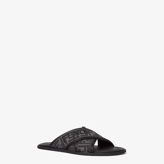 Fendi Sandals with cross-over bands and non-slip rubber soles | Thumbnail 2