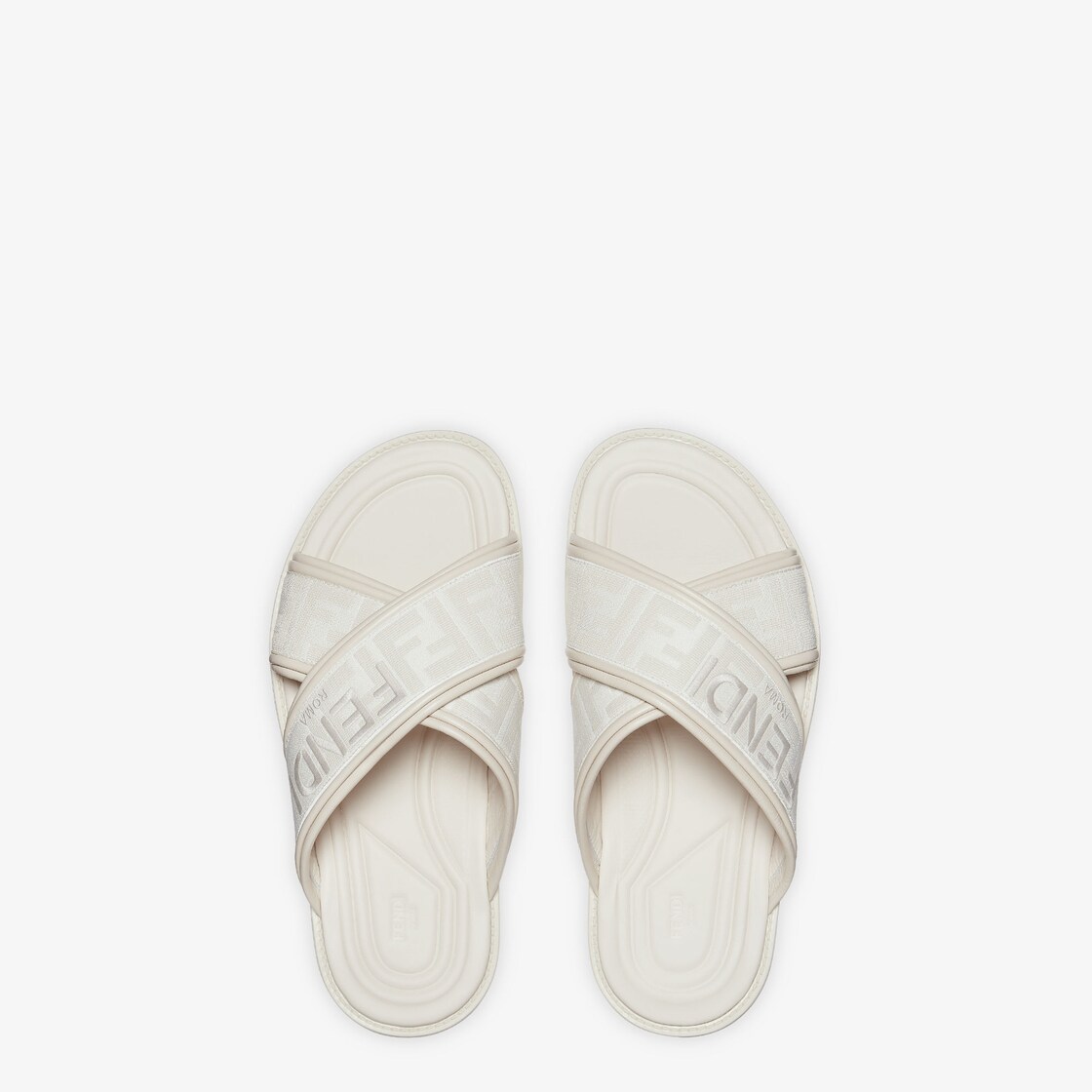 Fendi store white slides