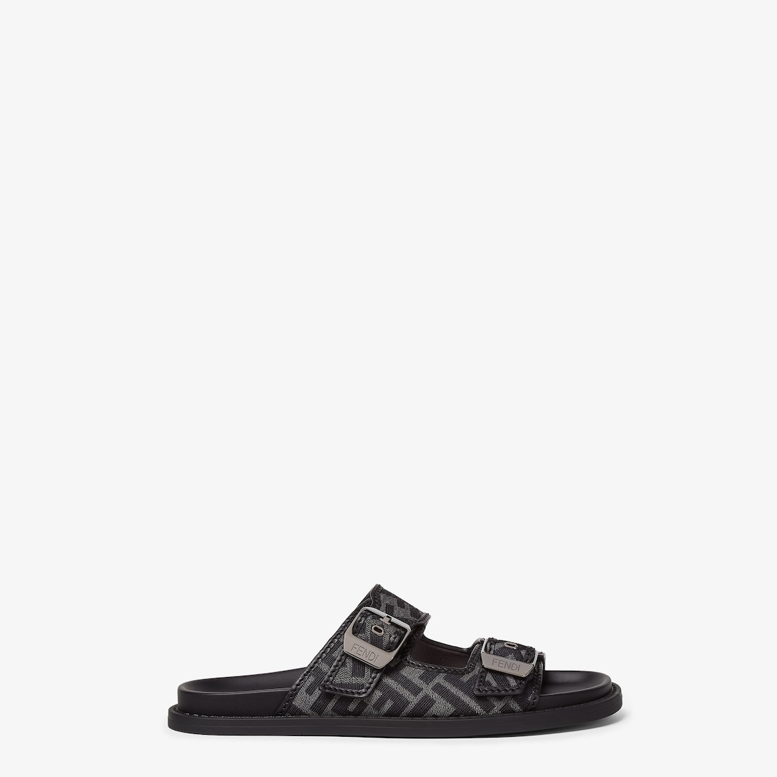 Fendi Feel Sandals Fabric Black - Image 1/4