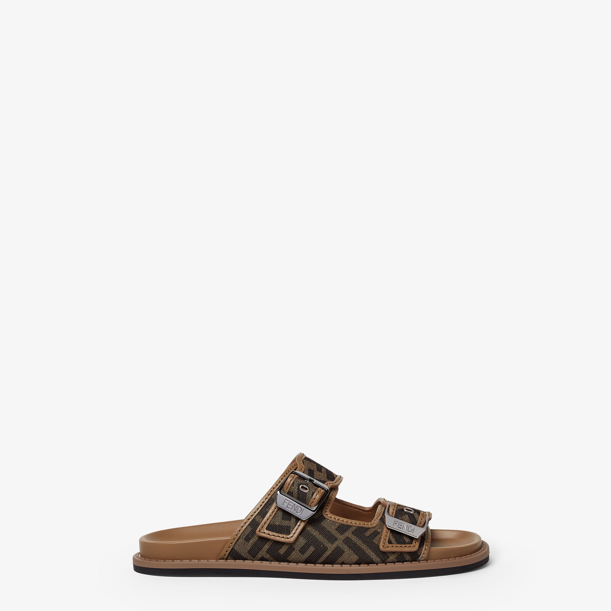 Fendi Feel Sandals Fabric Brown | Fendi Fendi Feel Sandals Fabric Brown | Fendi