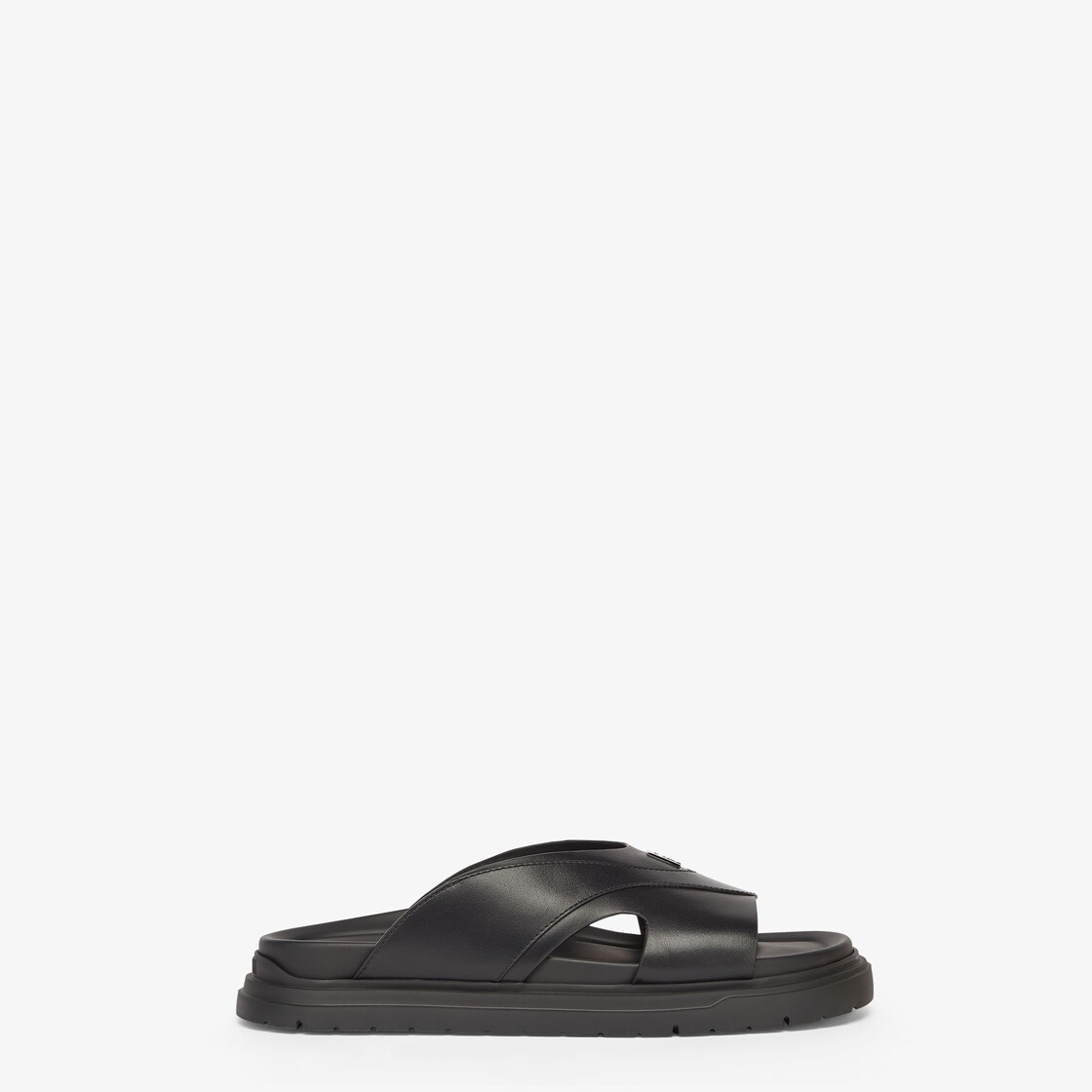 Fendi black slides best sale