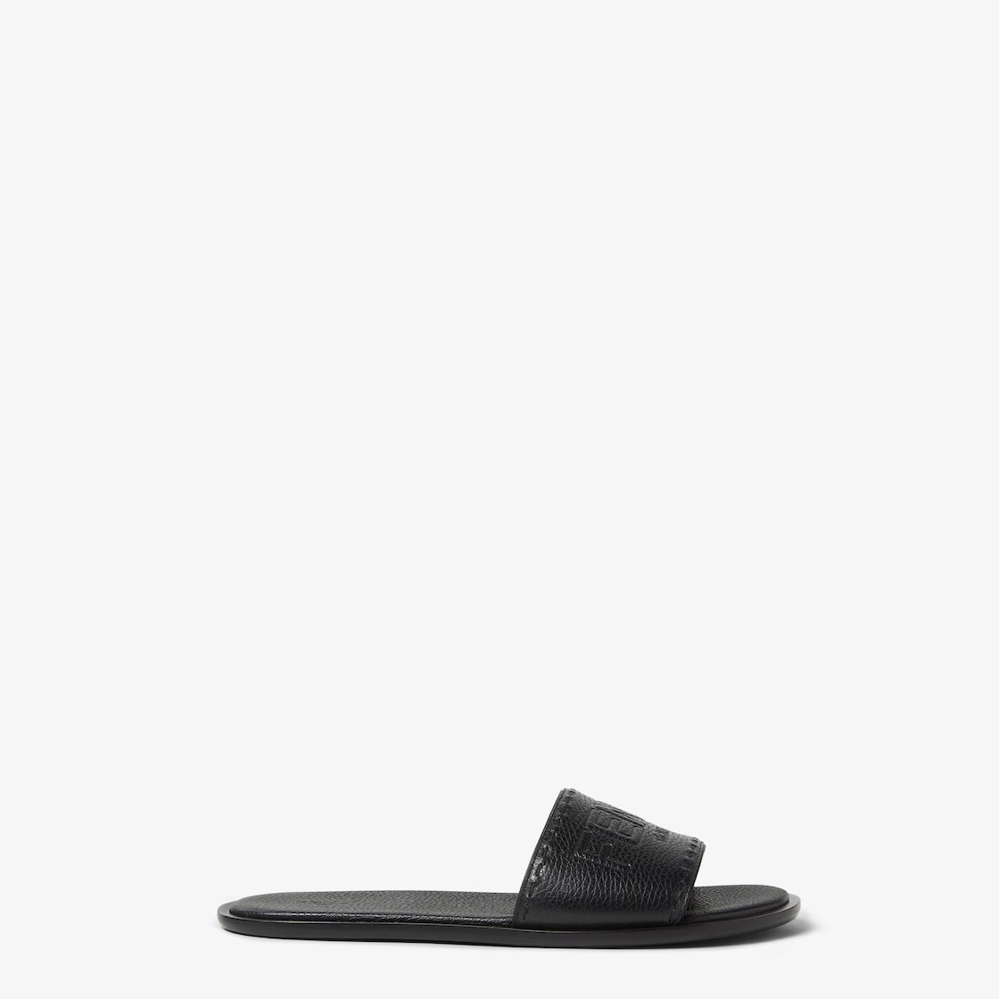 Fendi Roma Leather Slides