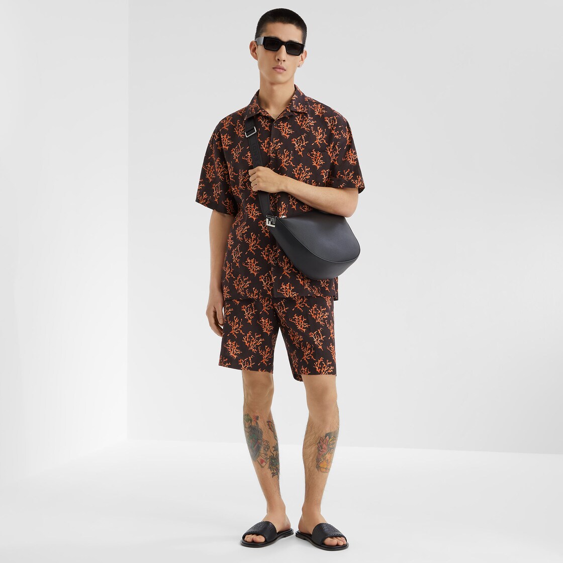 Fendi Roma レザー サンダル