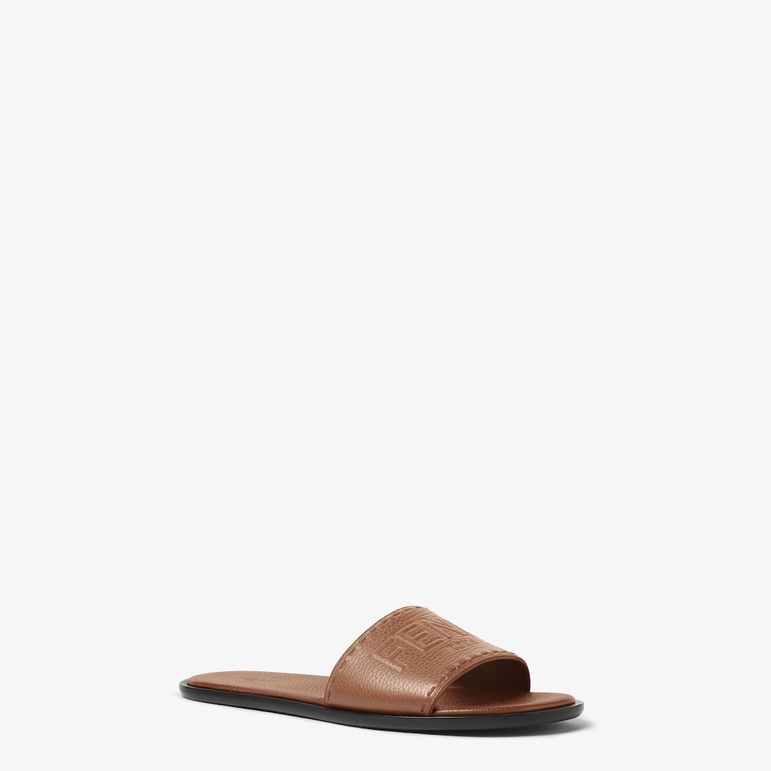 Fendi Roma Slide aus Leder