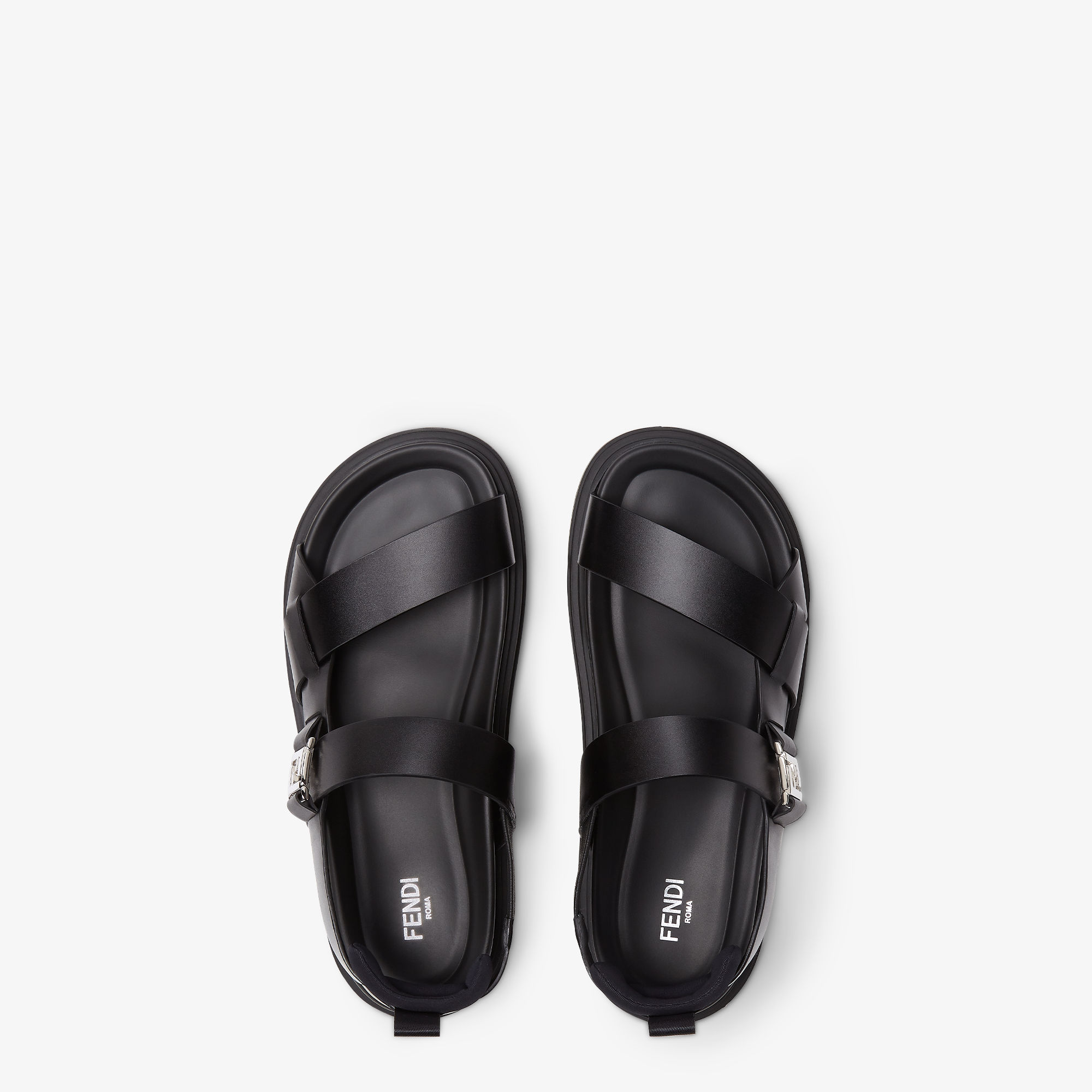 FENDI ブラックサテン ミュール FENDI(フェンディ) サンダル・ミュール(レディース) - 海外通販
