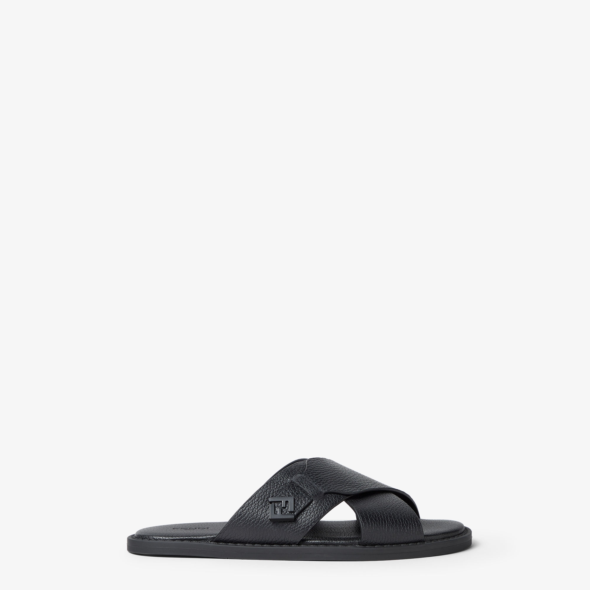 Squared FF Slides - Black | FENDI US